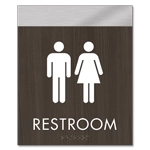 Restroom Sign w/ Unisex Symbols