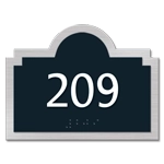 Room Number Sign