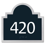 Room Number Sign