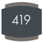Room Number Sign