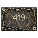 Room Number Sign w/Symbols