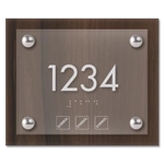 Room Number Sign w/Symbols