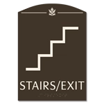 Stairs / Exit Sign w/Symbol