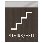 Stairs / Exit Sign w/Symbol