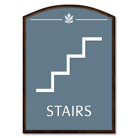 Stairs Sign w/ Symbol