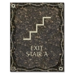 Stairway Exit Sign - DC Compliant