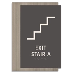 Stairway Exit Sign - DC Compliant