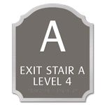Stairway ID Sign - NYC Compliant