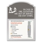 Standard Elevator Evacuation Plans - CA Compliant