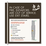 Standard Elevator Evacuation Plans - CA Compliant
