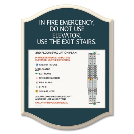Standard Elevator Evacuation Plans - NYC Compliant