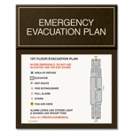 Standard Entrance Evacuation Plans - CA Compliant