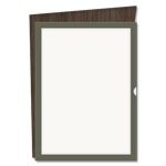 Vertical Message / Evac Holder for 11" x 8.5" Paper