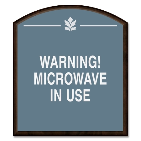 Warning! Microwave In Use