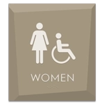 Women Sign w/Female & ISA Symbols