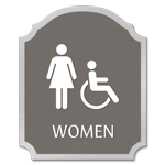 Women Sign w/Female & ISA Symbols