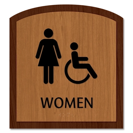 Women Sign w/Female & ISA Symbols