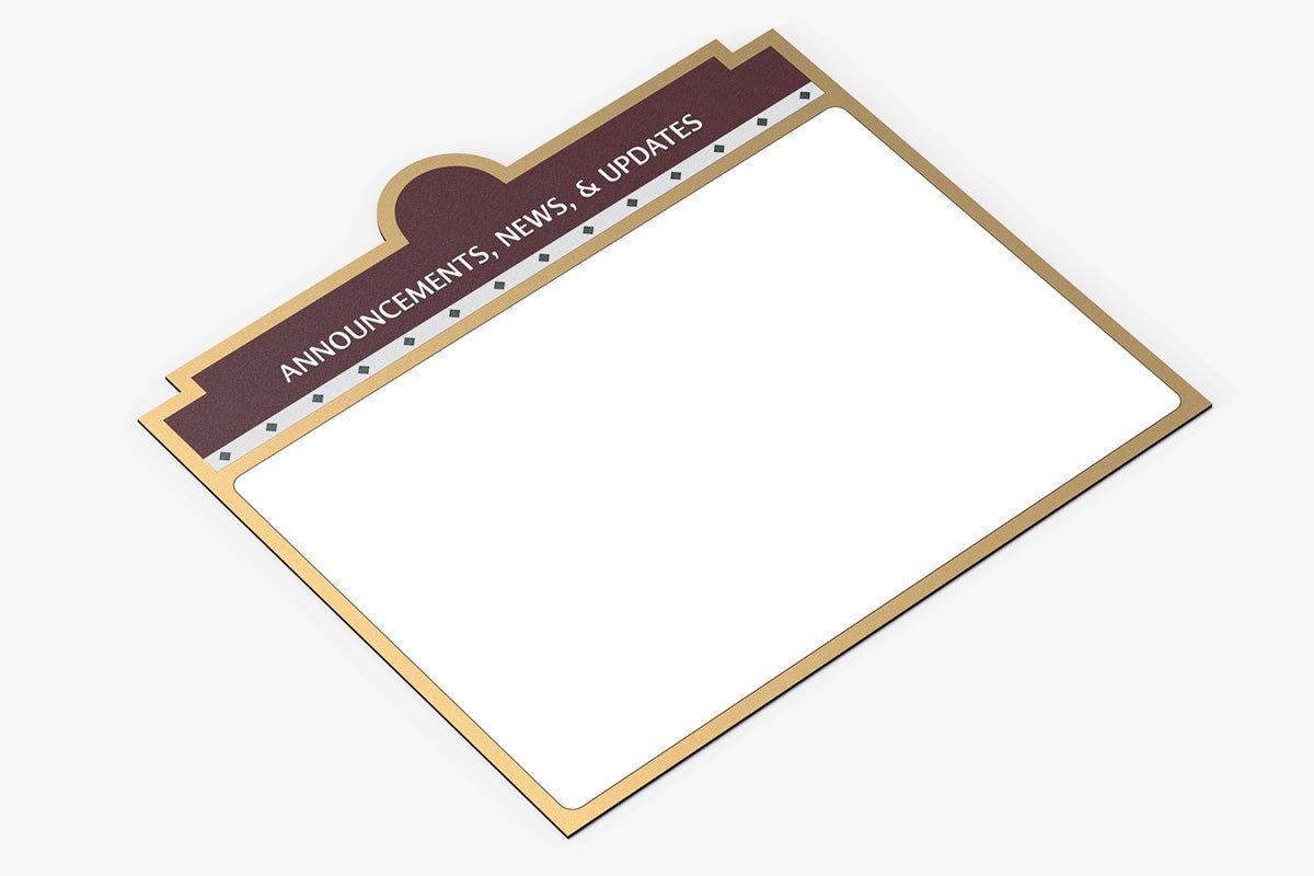 Marquis Medium Dry Erase Display Full Detail Image