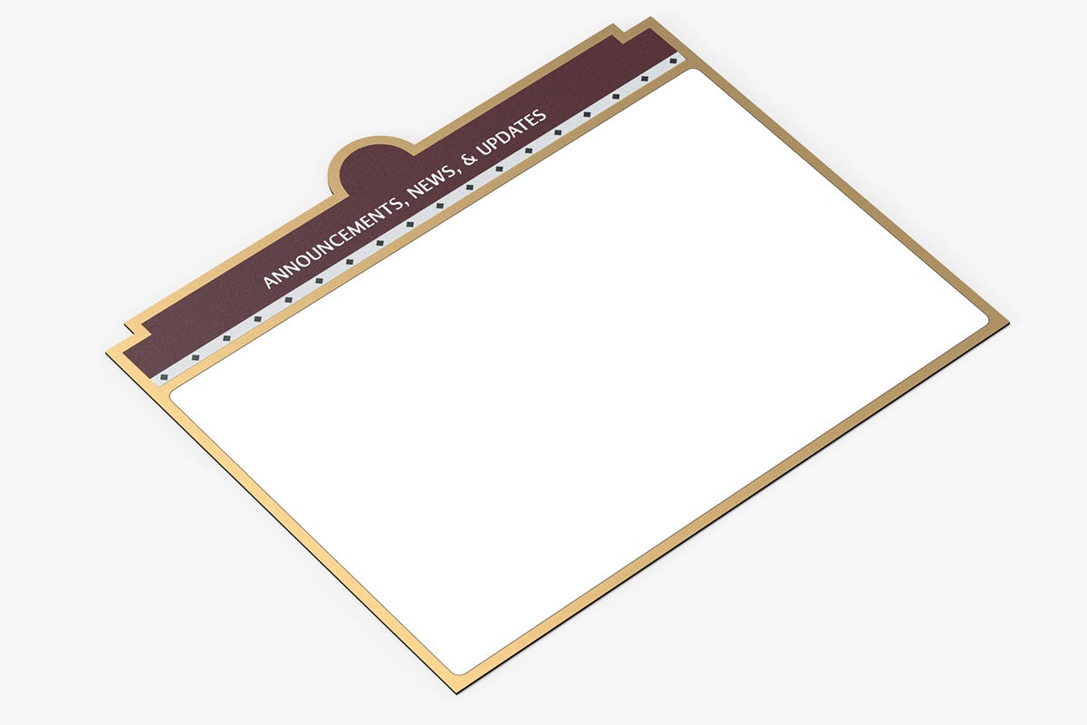 Marquis Large Dry Erase Display Full Detail Image