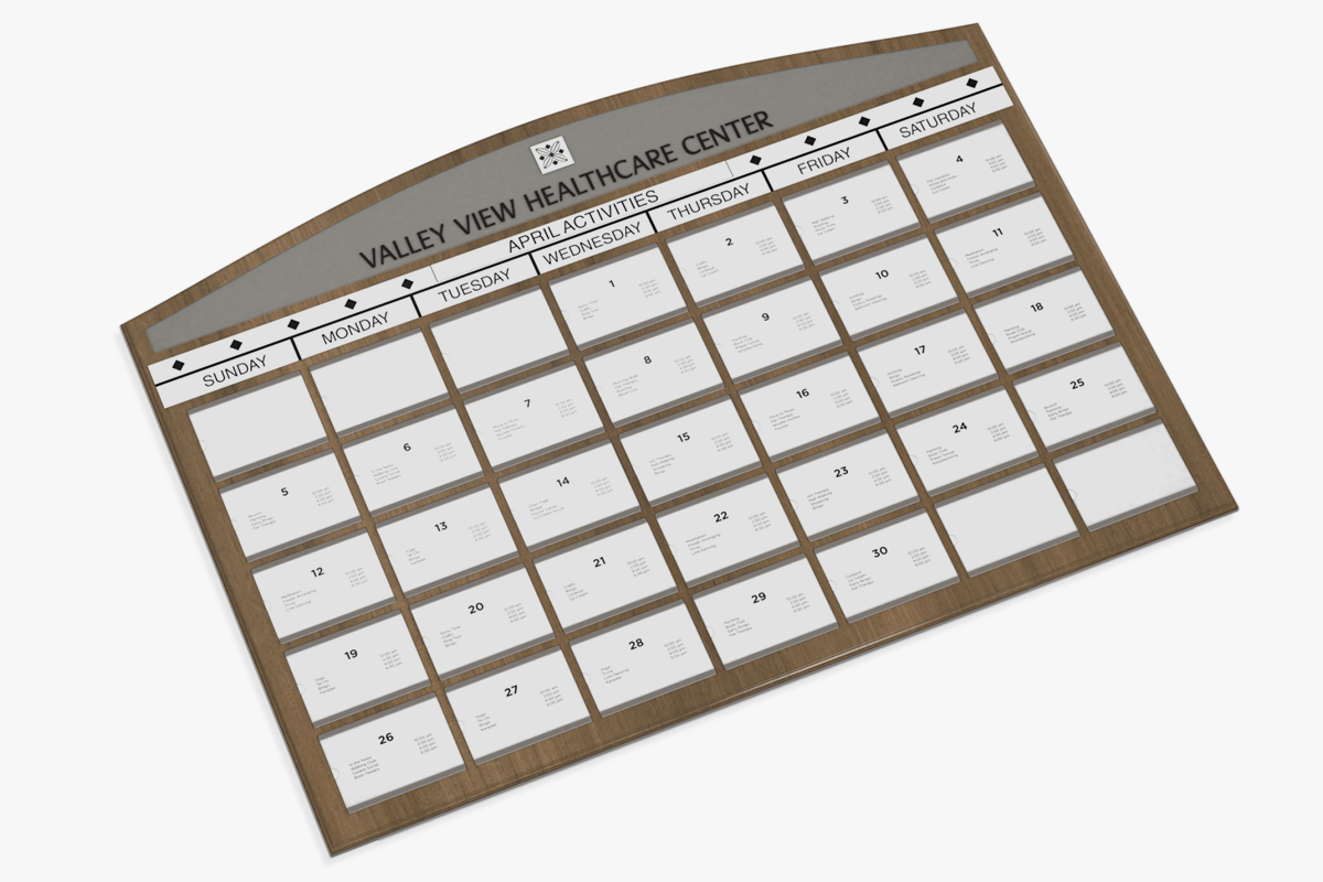 Information Display Board - Full Detail