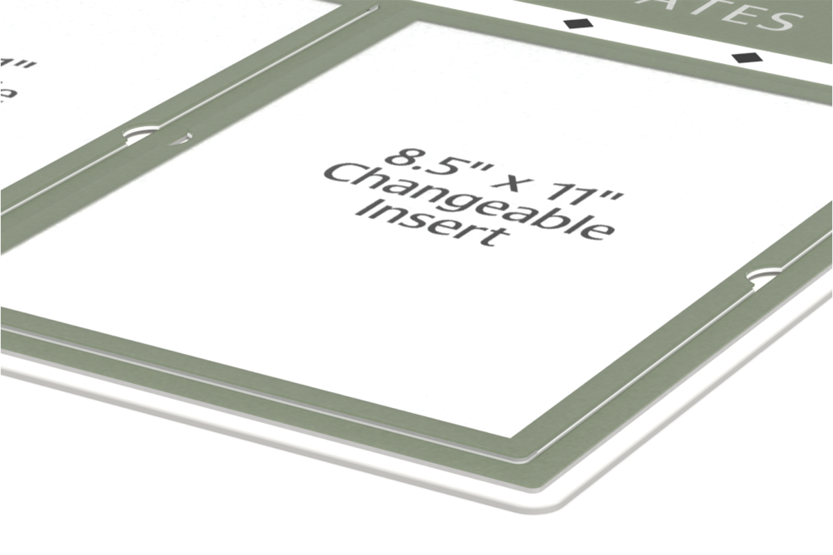Information Display Board - Corner and Insert Detail