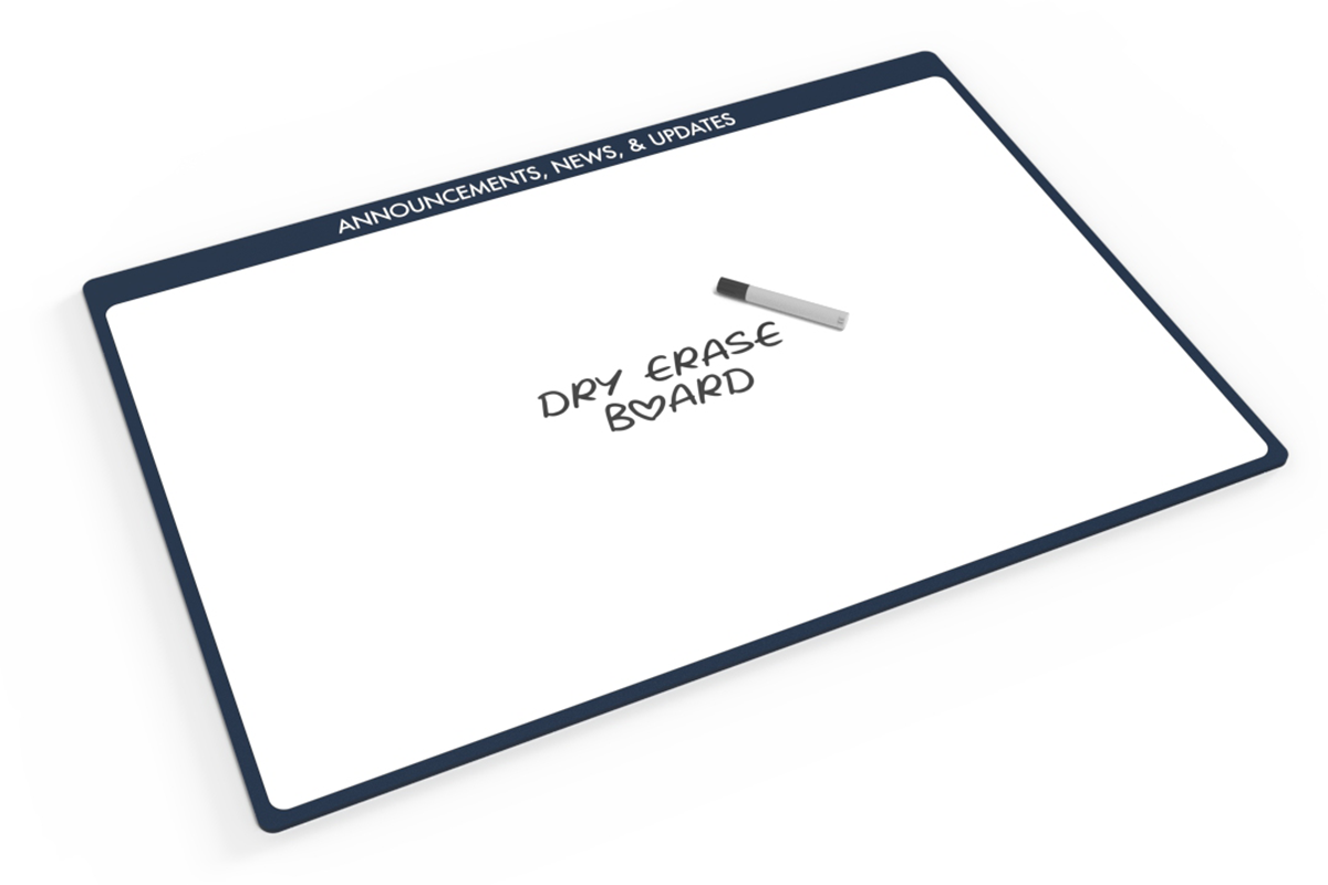 Dry Erase Menu Display - Full Detail