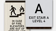 Stairs/Elevator Signs