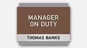 Nurse on Duty/Nameplates