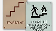 Stairs/Elevator Signs