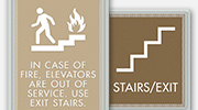 Stairs/Elevator Signs
