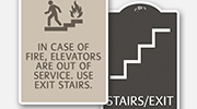 Stairs/Elevator Signs