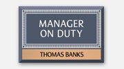 Nurse on Duty/Nameplates