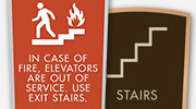 Stair/Elevator Signs