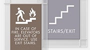 Stairs/Elevator Signs