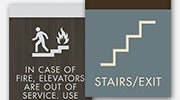 Stairs/Elevator Signs