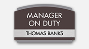 Nurse on Duty/Nameplates