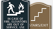 Stairs/Elevator Signs