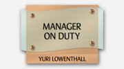 Nurse on Duty/Nameplates