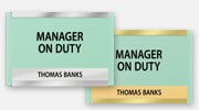 Nurse on Duty/Nameplates