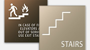 Stairs/Elevator Signs