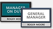 Nurse on Duty/Nameplates