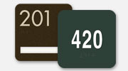 Room Number Signs