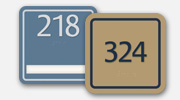 Room Number Signs