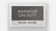 Nurse on Duty/Nameplates
