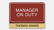 Nurse on Duty/Nameplates