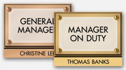 Nurse on Duty/Nameplates