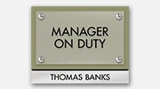 Nurse on Duty/Nameplates