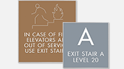 Stairs/Elevator Signs